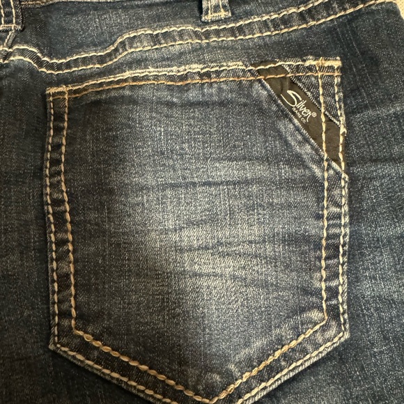 Ladies silver jeans. Distressed. Excellent condition. Elyse skinny. W33/L31 - Picture 3 of 7